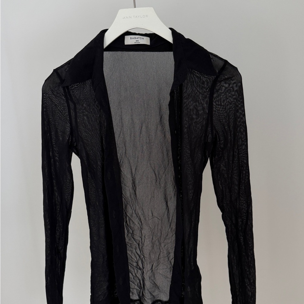 Babaton Black Sheer Camisole